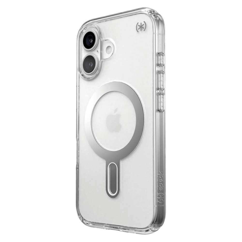 Speck Presidio Perfect Clear Case with ClickLock for Apple iPhone 16