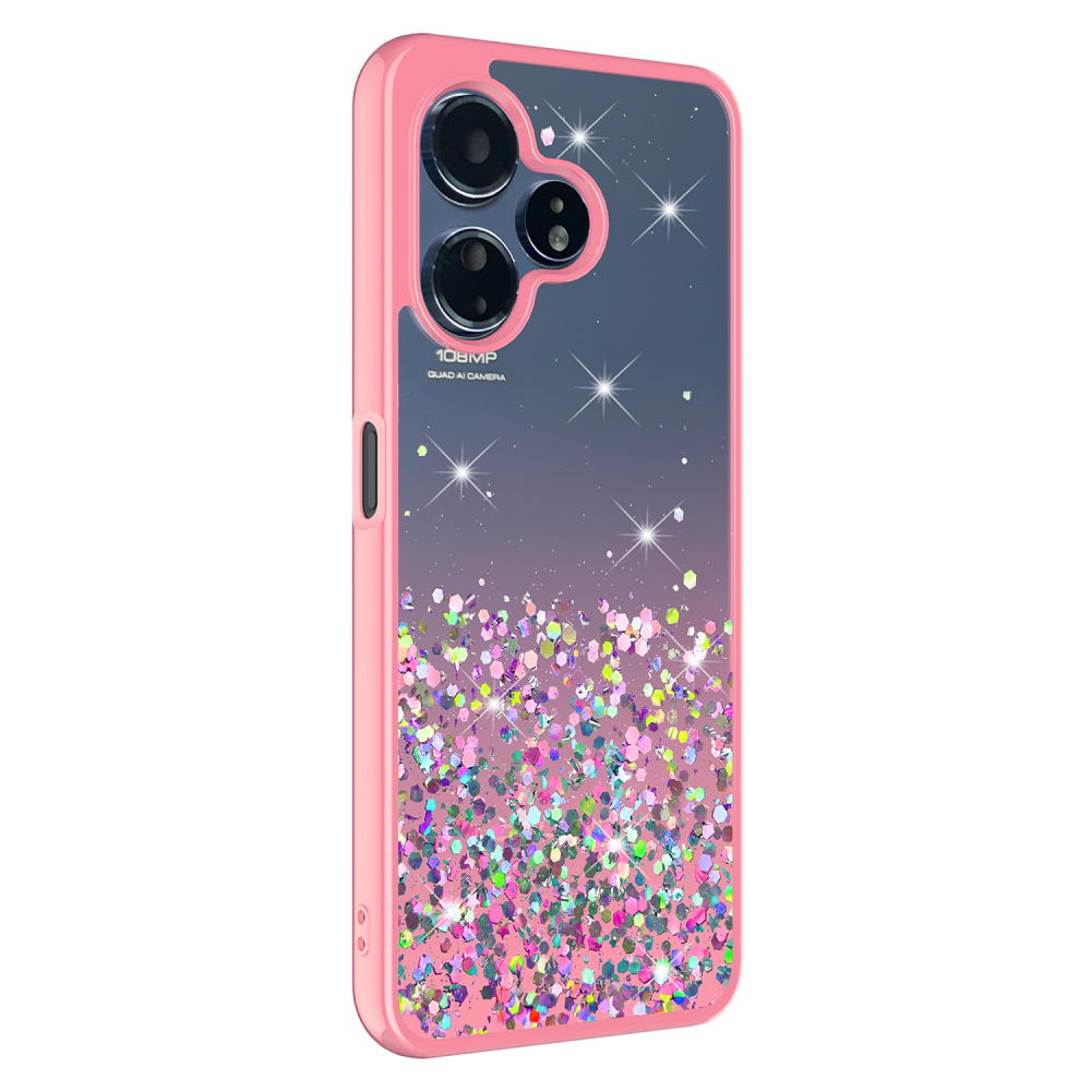 AMPD TPU / Acrylic Glitter Insert Case for Celero 3 Plus