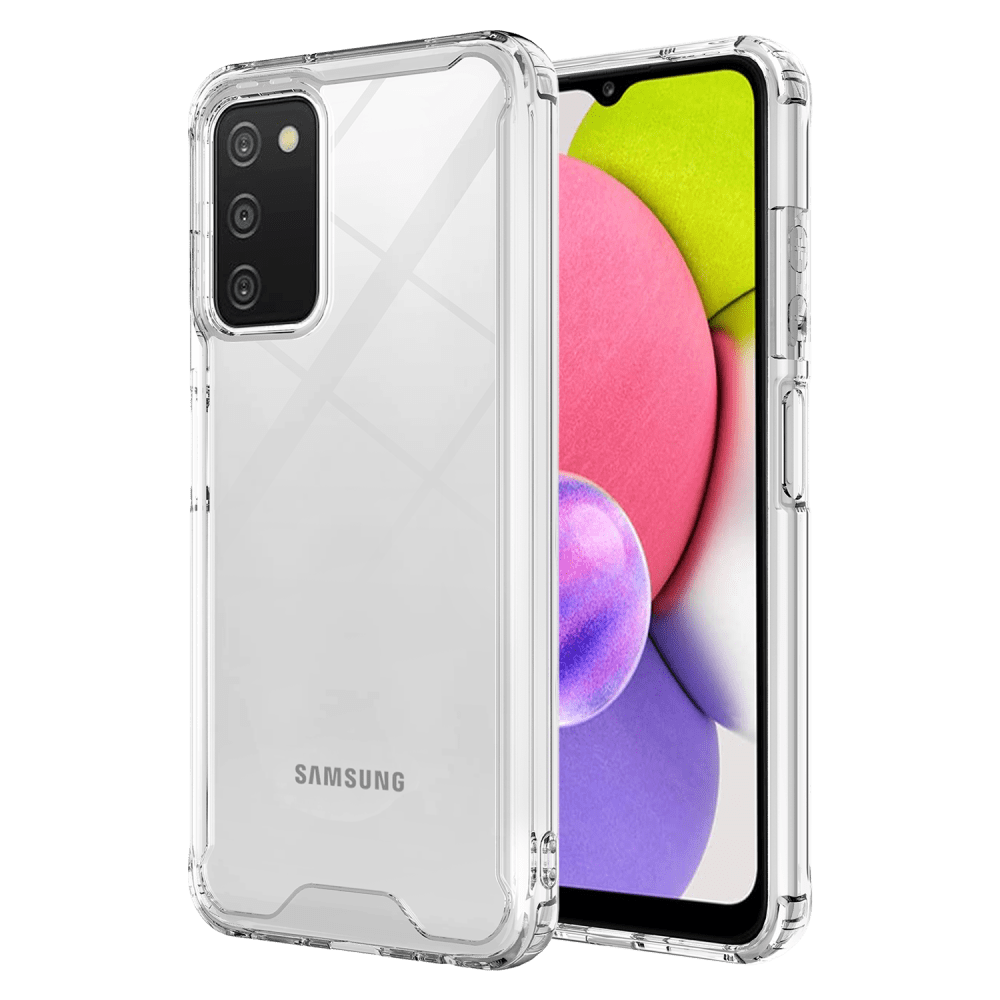 AMPD TPU / Acrylic Hard Shell Case for Samsung Galaxy A03s