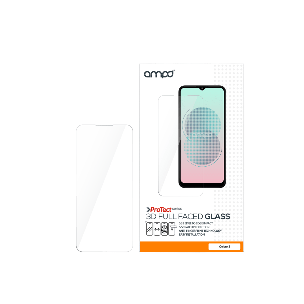 AMPD 0.33 Hardened Tempered Glass Screen Protector for Boost Celero 5G (Gen 3)