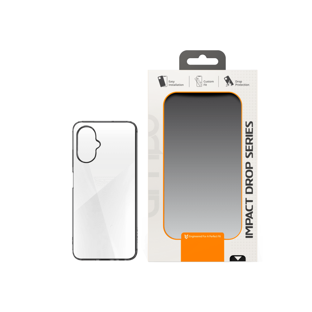 AMPD TPU / Acrylic Crystal Clear Case with Black Bumper for Celero 5G (Gen 3)