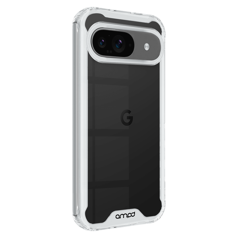 AMPD TPU / Acrylic Crystal Clear Case for Google Pixel 9 / Pixel 9 Pro