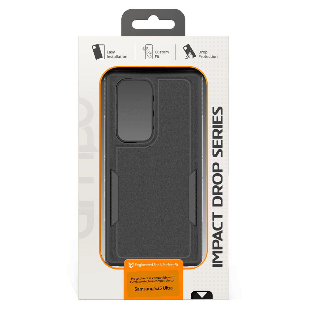 AMPD Dual Layer Hard Shell Military Drop Case for Samsung Galaxy S 2025 Large