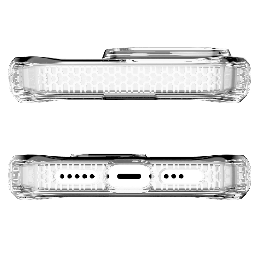 ITSkins Hybrid_R Clear MagSafe Case for Apple iPhone 15 Pro