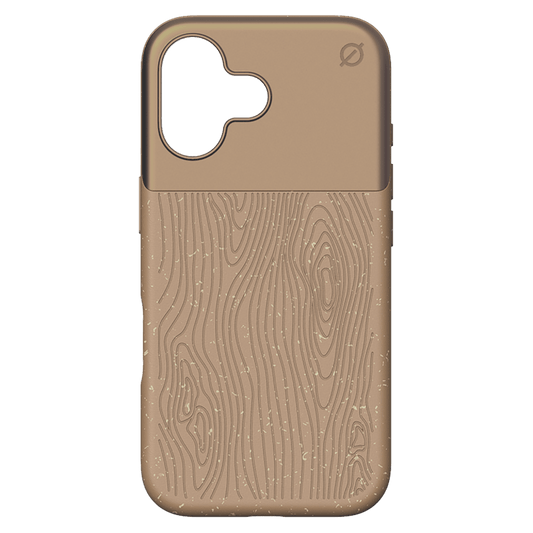 Atom Studios Split Wood Fiber MagSafe Case for Apple iPhone 16