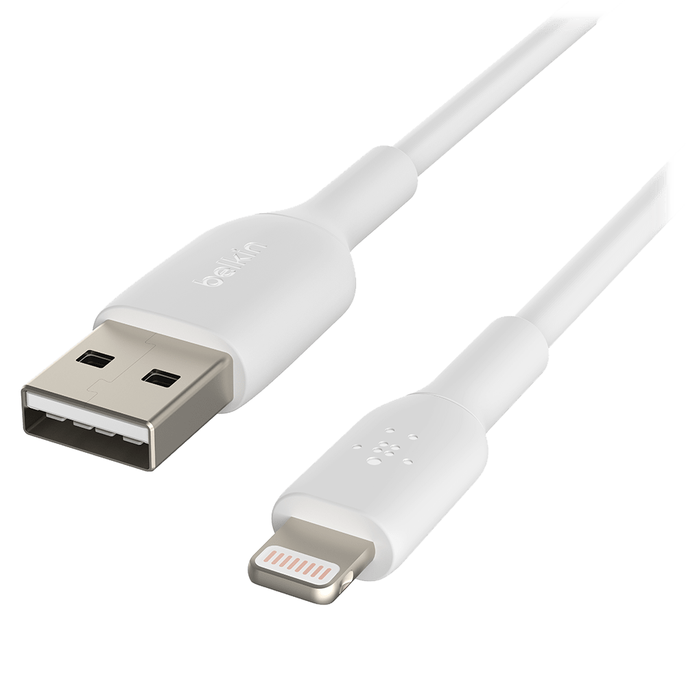 Belkin Boost Up Charge USB A to Apple Lightning Cable 3ft