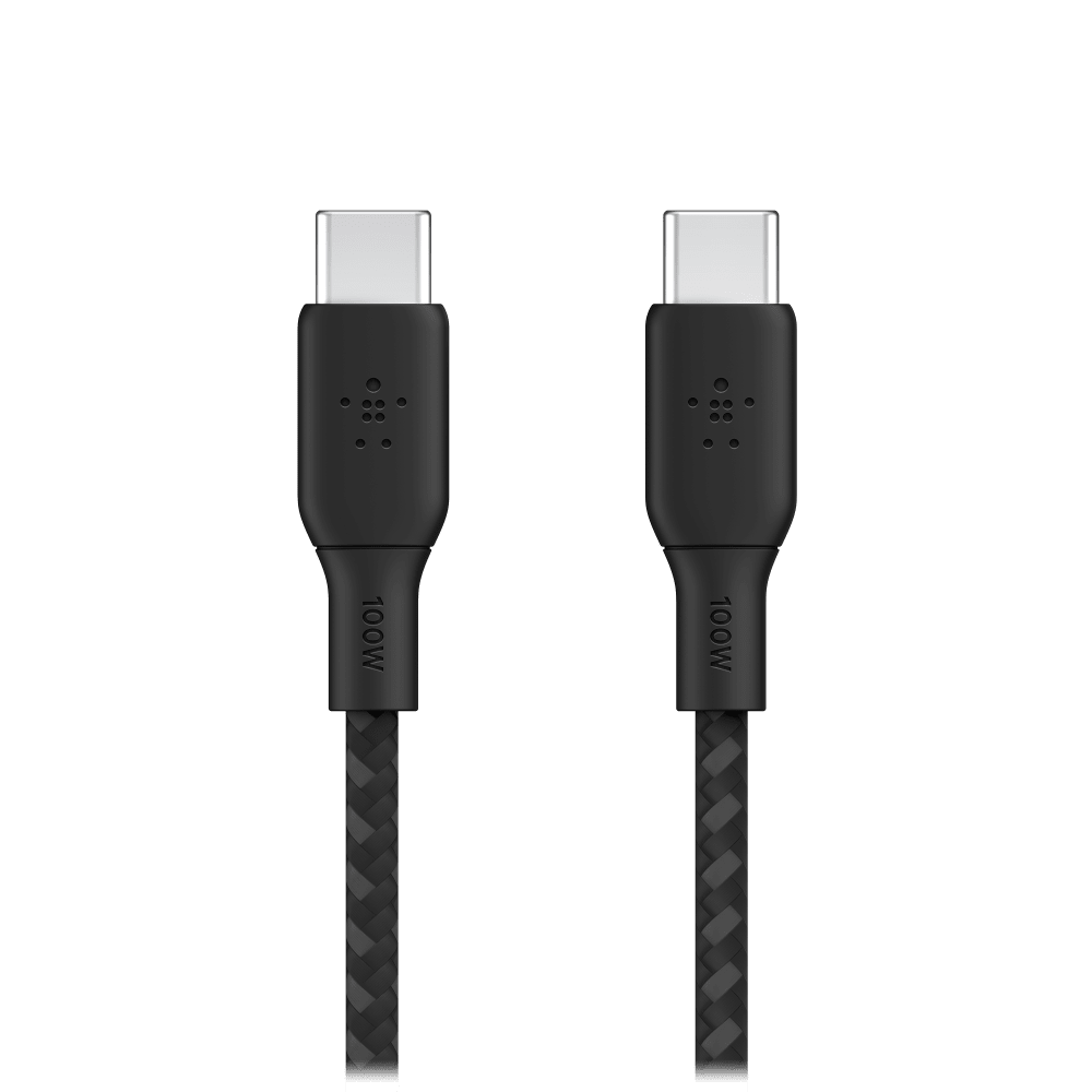 Belkin Braided 100W USB C 2.0 to USB C 2.0 Cable 2m