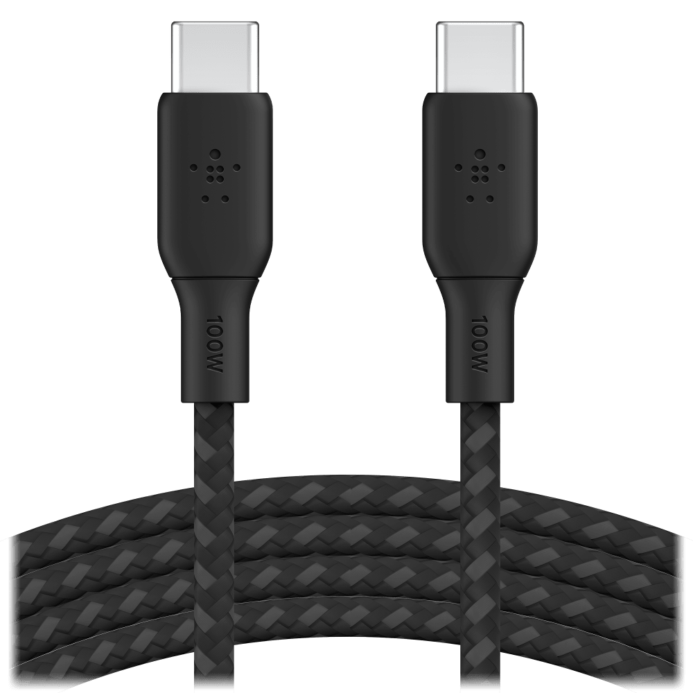 Belkin Braided 100W USB C 2.0 to USB C 2.0 Cable 2m