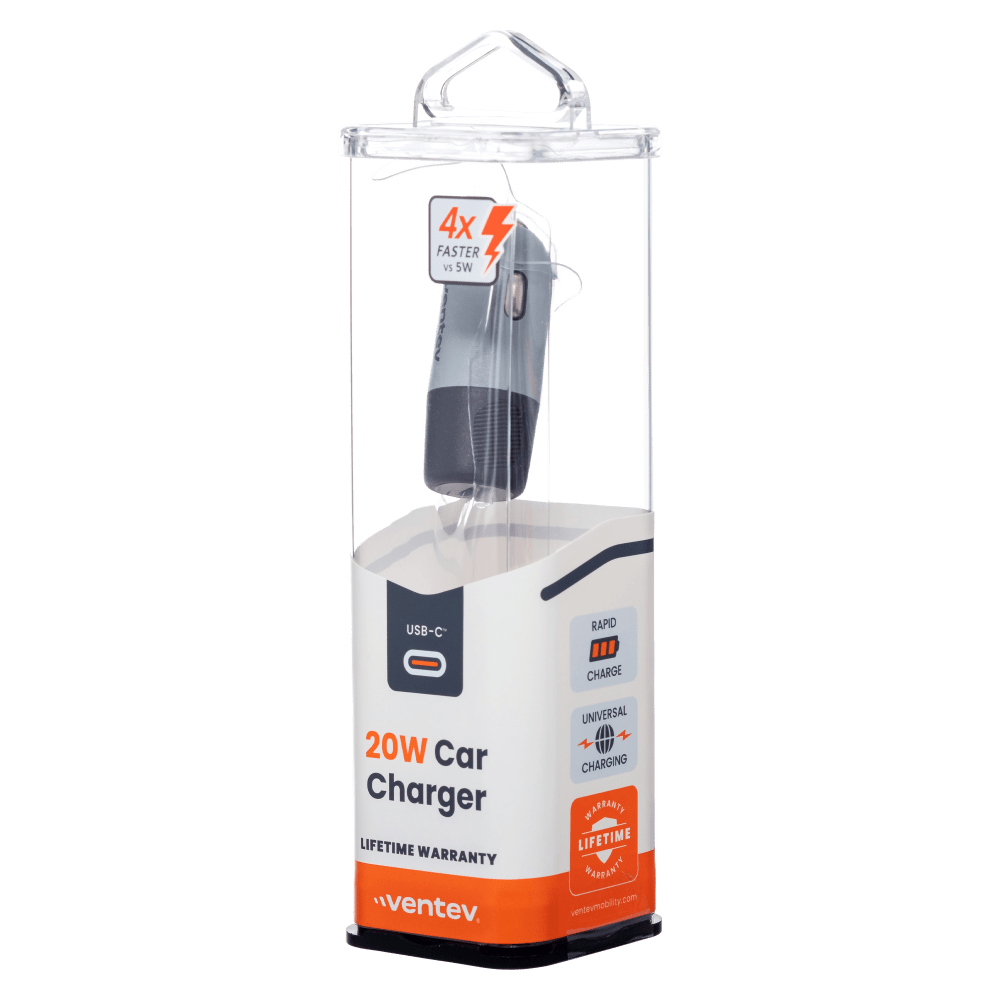 Ventev 20W USB-C PD Car Charger