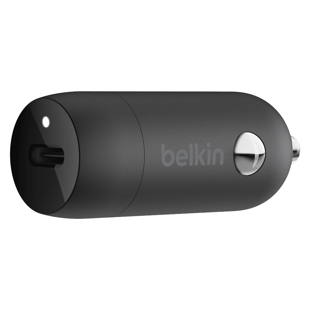 Belkin Boost Charge USB C Car Charger 20W and USB C to Apple Lightning Cable 4ft