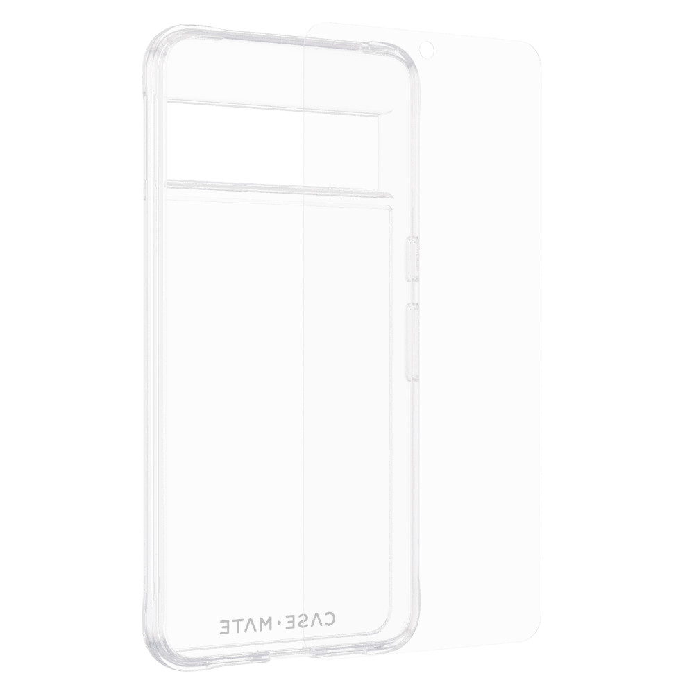 Case-Mate Protection Pack Tough Case and Glass Screen Protector for Google Pixel 8 Pro