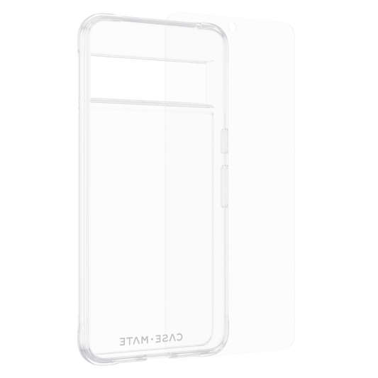 Case-Mate Protection Pack Tough Case and Glass Screen Protector for Google Pixel 8 Pro