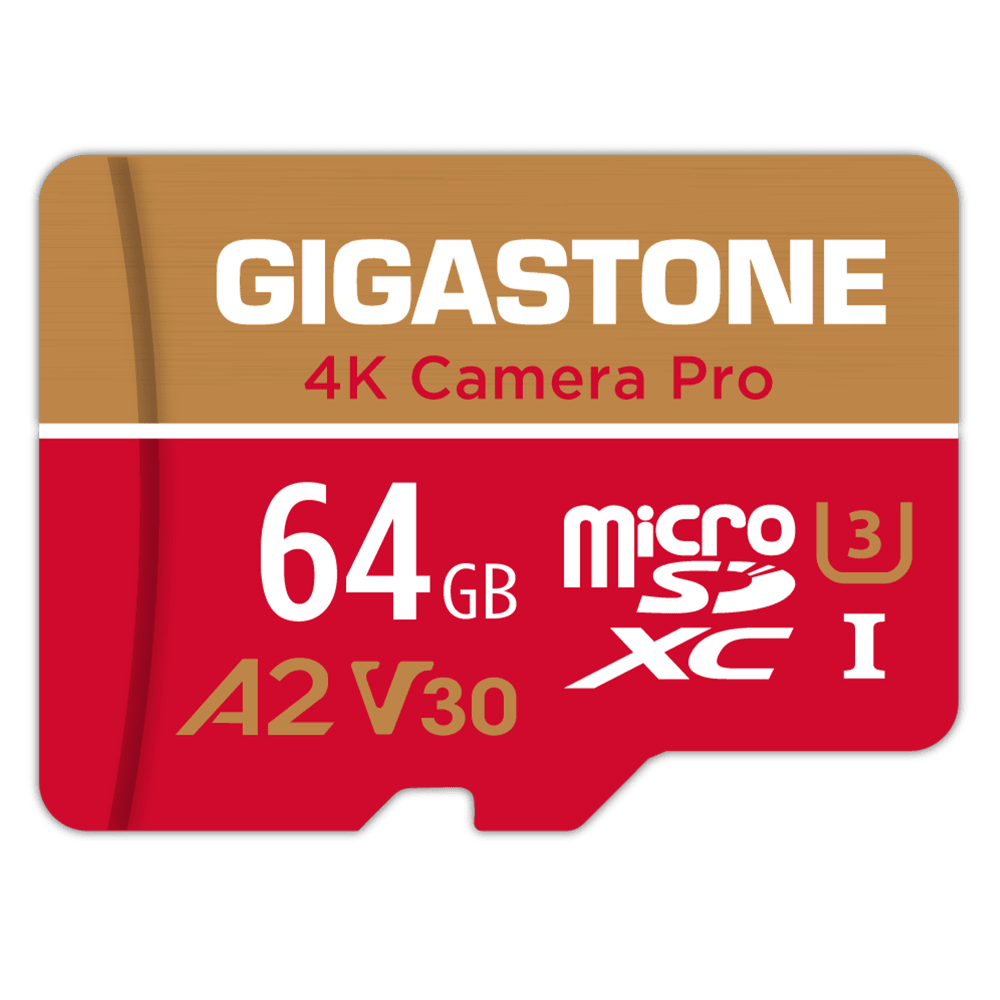 Gigastone MicroSD A1 V30 Memory Card 64GB