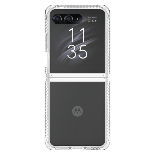 ITSkins Hybrid_R Clear Case for Motorola RAZR Plus