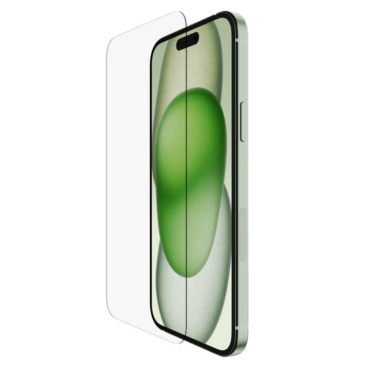 Belkin Glass Screen Protector with EZ Tray for Apple iPhone 15 Plus / iPhone 16 Plus