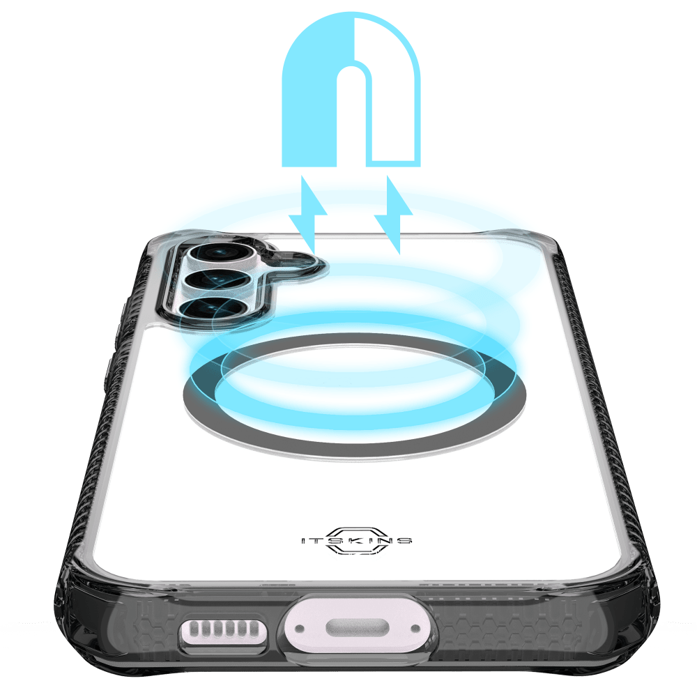 ITSkins Hybrid_R Clear MagSafe Case for Samsung Galaxy S23 FE