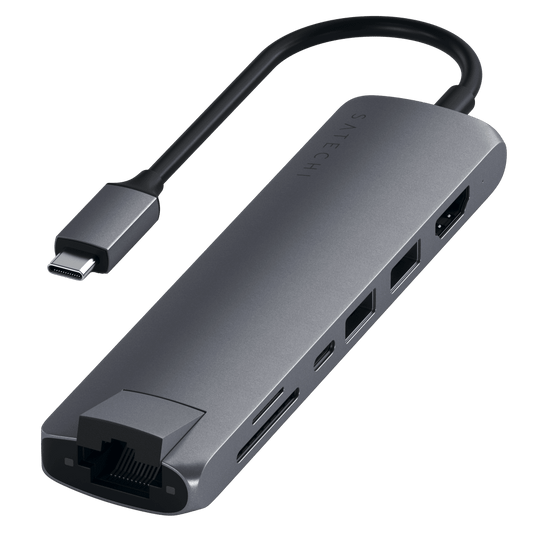 Satechi USB C Slim Multi Port with Ethernet Adapter