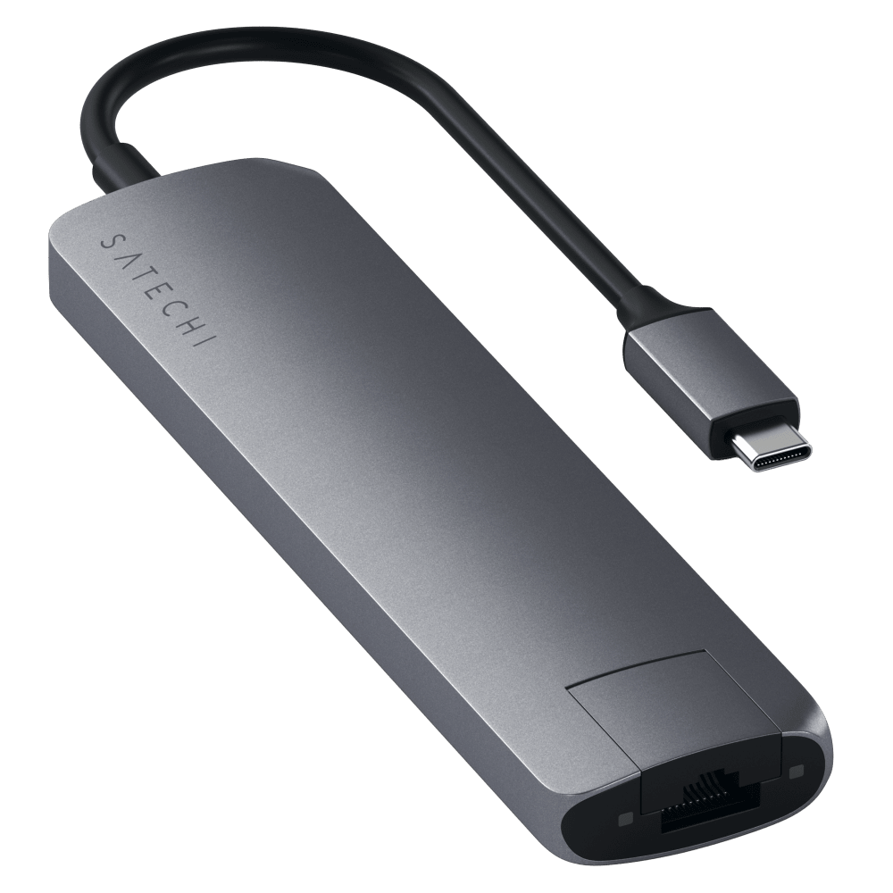 Satechi USB C Slim Multi Port with Ethernet Adapter