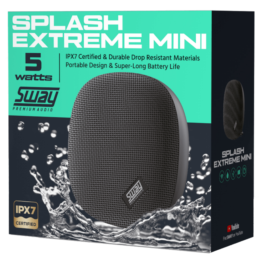 Sway Splash Extreme Mini Waterproof Bluetooth Speaker