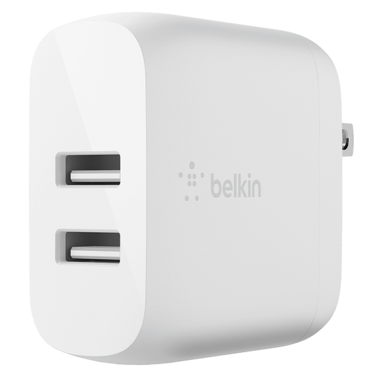 Belkin Dual Port USB A 24W Wall Charger