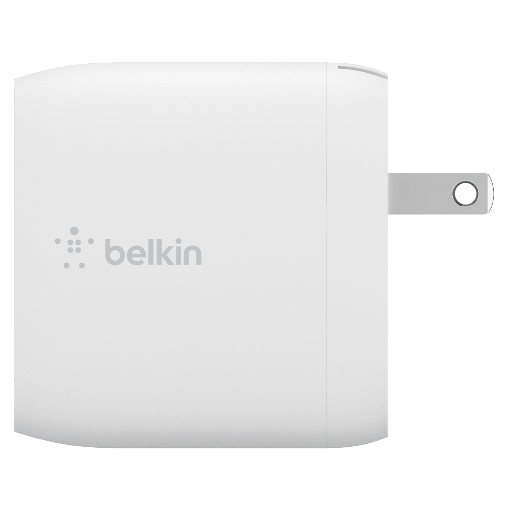 Belkin Dual Port USB A 24W Wall Charger with Apple Lightning Cable 3ft