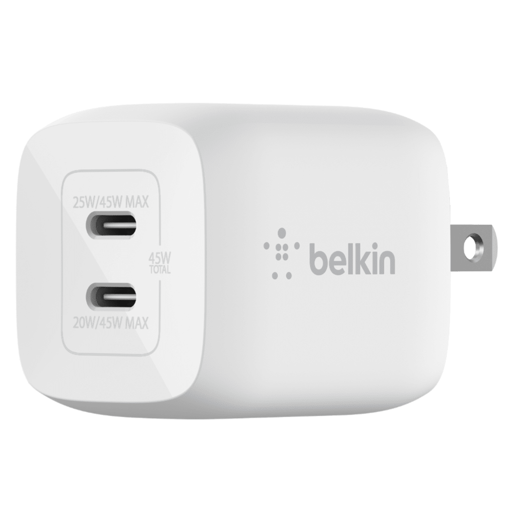 Belkin Dual Port USB C PD Wall Charger with PPS 45W