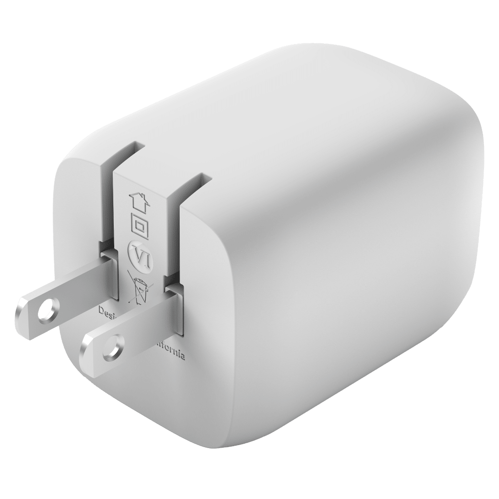 Belkin 65W Dual USB C GaN Wall Charger with PPS and USB C to USB C Cable